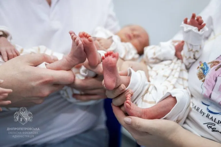 У Дніпропетровській області народилися дві трійні