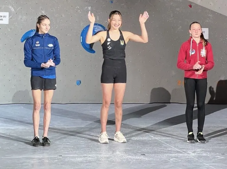Рафаель Казбекова виграла Кубок Європи U17 зі скелелазіння