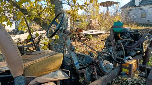 Володимир Бугайов з Новоолександрівки створив унікальний саморобний трактор