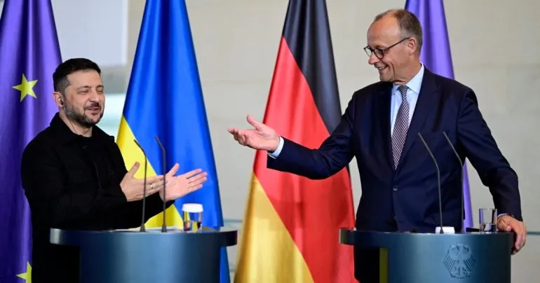 Зеленський подякував Мерцу й домовився про спільні дії наступного тижня