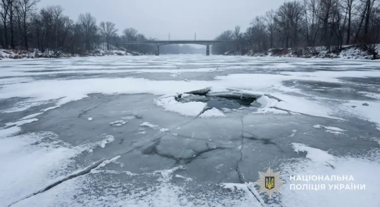 Лід на водоймах може бути небезпечним: поради поліції