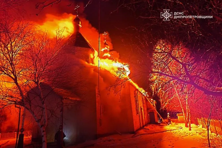 Пожежа в храмі в Богуславі: ліквідація та наслідки
