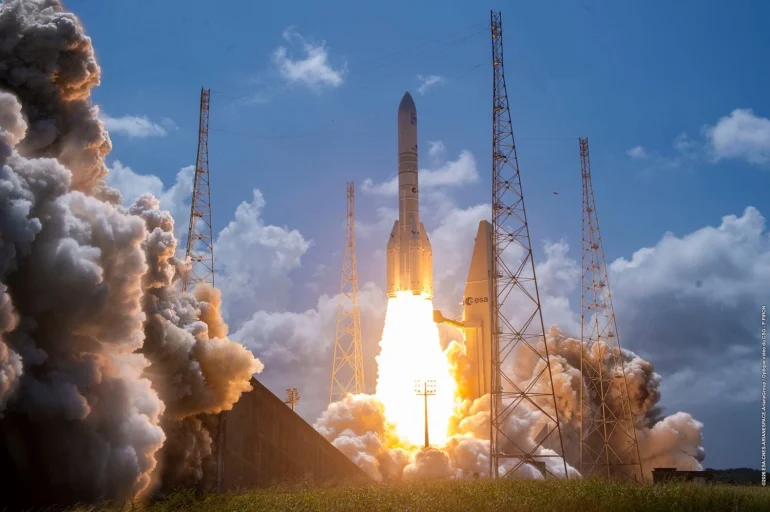 Arianespace запустила 32 супутники Amazon Leo ракетою Ariane 64