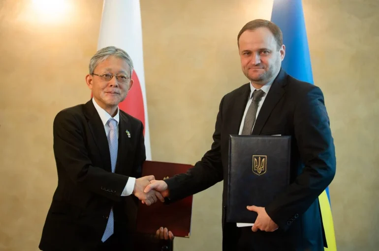Японія виділяє 41 млн доларів на відновлення громад України