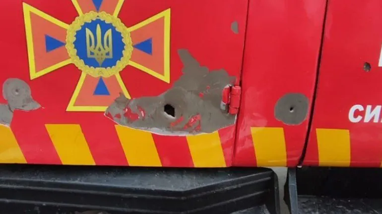 БПЛА пошкодив пожежний автомобіль у Синельниківському районі