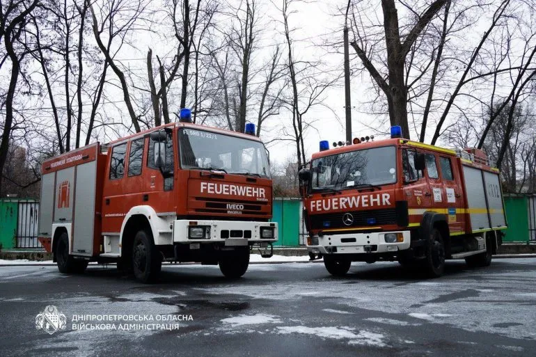 Ляшківська і Троїцька громади Дніпропетровщини отримали пожежні автомобілі
