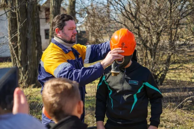Урок газової безпеки для школярів Оленівки