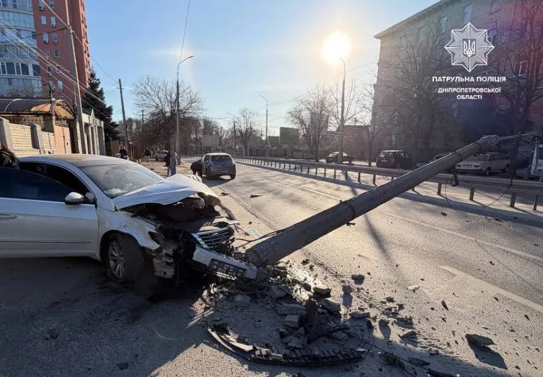 У Дніпрі водійка в стані сп’яніння спричинила ДТП