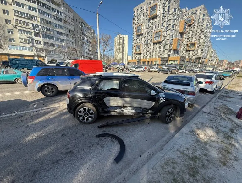 106 ДТП на Дніпропетровщині за тиждень: три з постраждалими