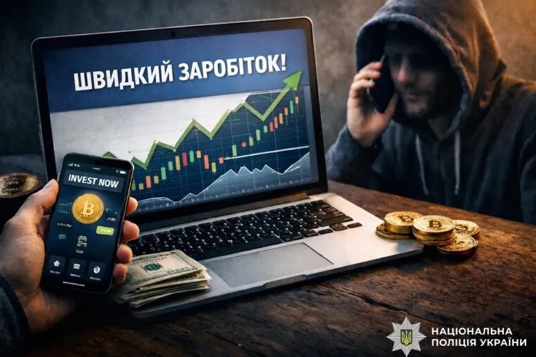 Поліція Дніпра попереджає про інтернет-шахрайство з інвестиціями