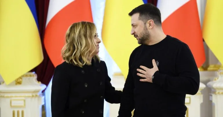 Зеленський планує візит до Італії й зустріч із Джорджією Мелоні