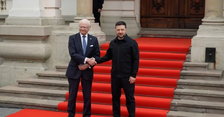 Король Швеції Карл XVI Густав прибув до Львова