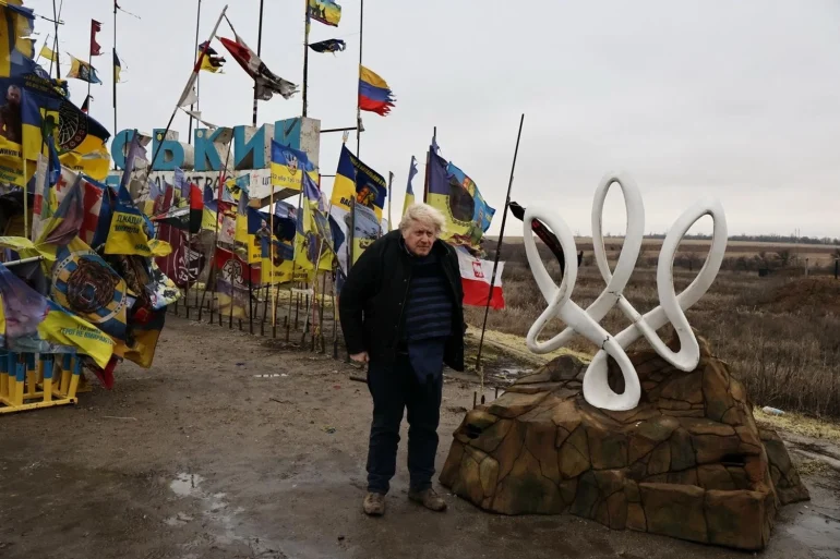 Борис Джонсон відвідав позиції 65-ї бригади на Запорізькому напрямку