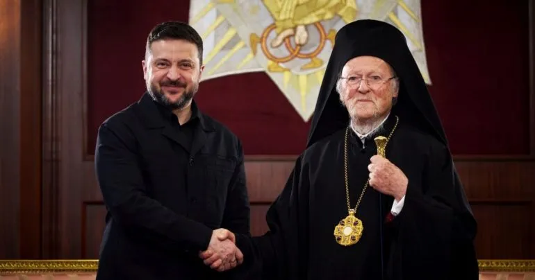 Зеленський і патріарх Варфоломій обговорили долі дітей та розвиток церкви