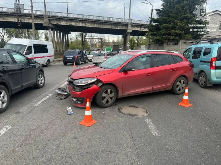 На Дніпропетровщині за тиждень сталося 91 ДТП, 12 з постраждалими