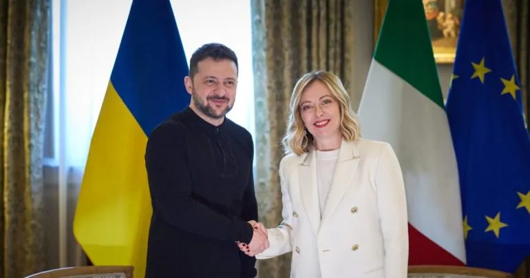 Мелоні прийме Зеленського в Римі 15 квітня