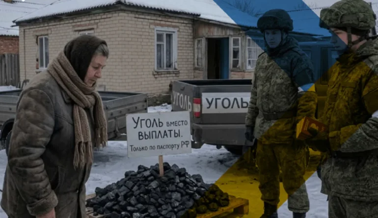 Окупаційна влада Херсонщини вимагає паспорти в обмін на вугілля