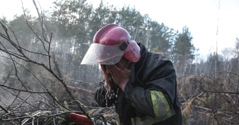 Лісову пожежу на Житомирщині локалізовано на 500 га