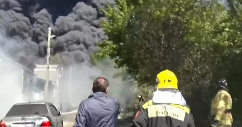 Удар дронів по НПЗ у Туапсе спричинив пожежу на терміналі